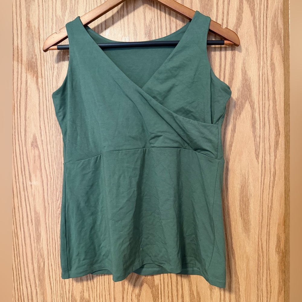 Sage Green Dani Tank Free Label XL bra wrap reversible